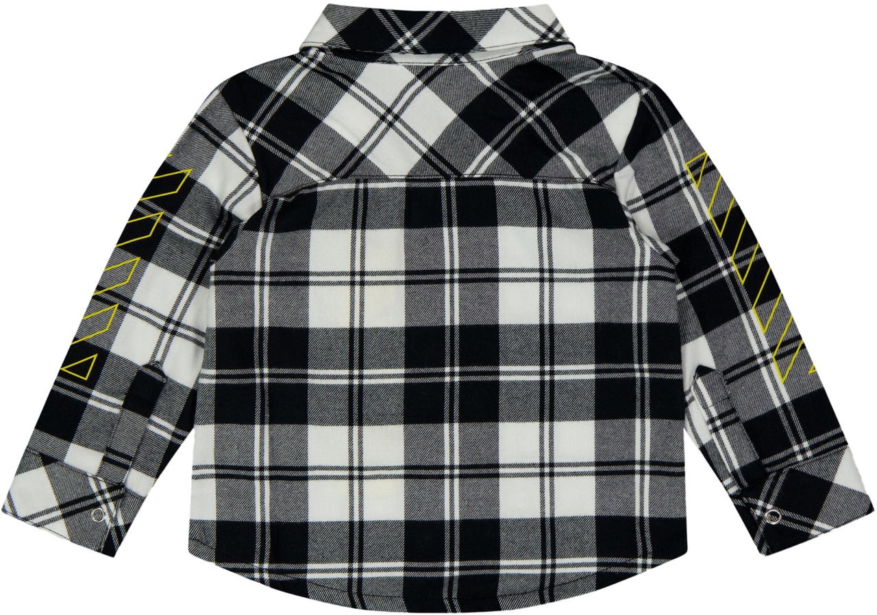 OFF-WHITE Off-White Baby Jongens Blouse In Zwart Zwart