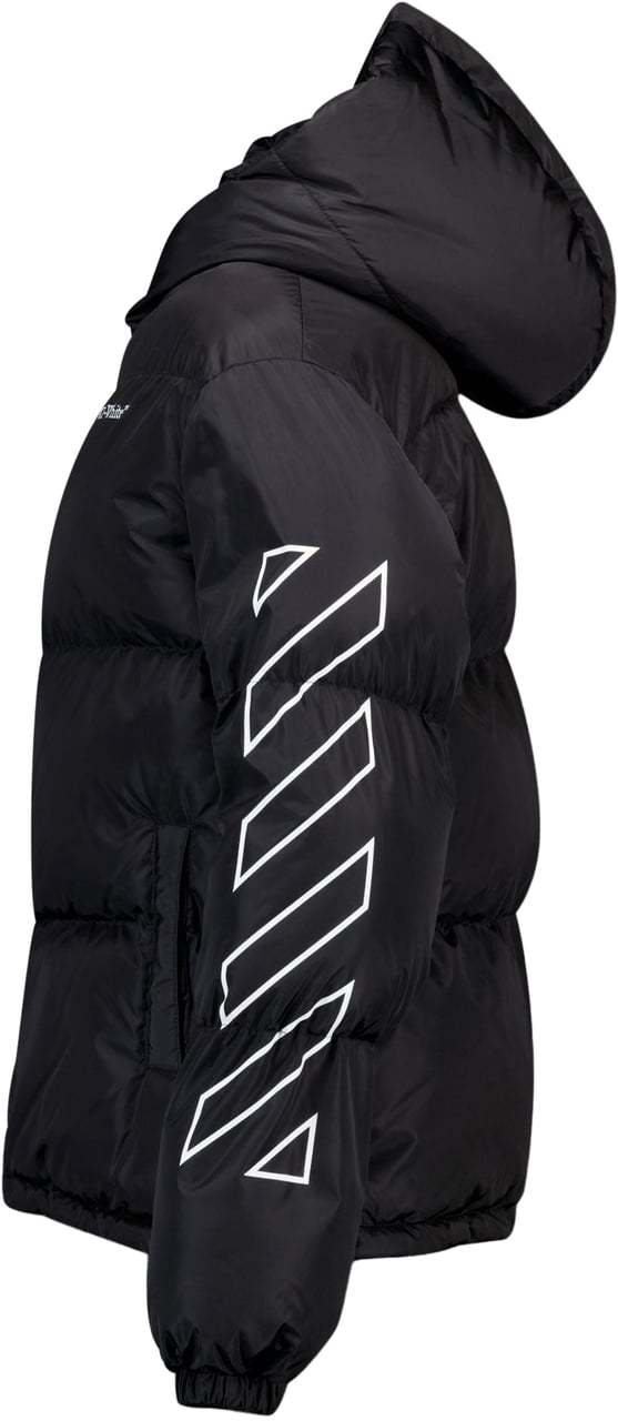 OFF-WHITE Off-White Kinder Jongens Winterjas In Zwart Zwart