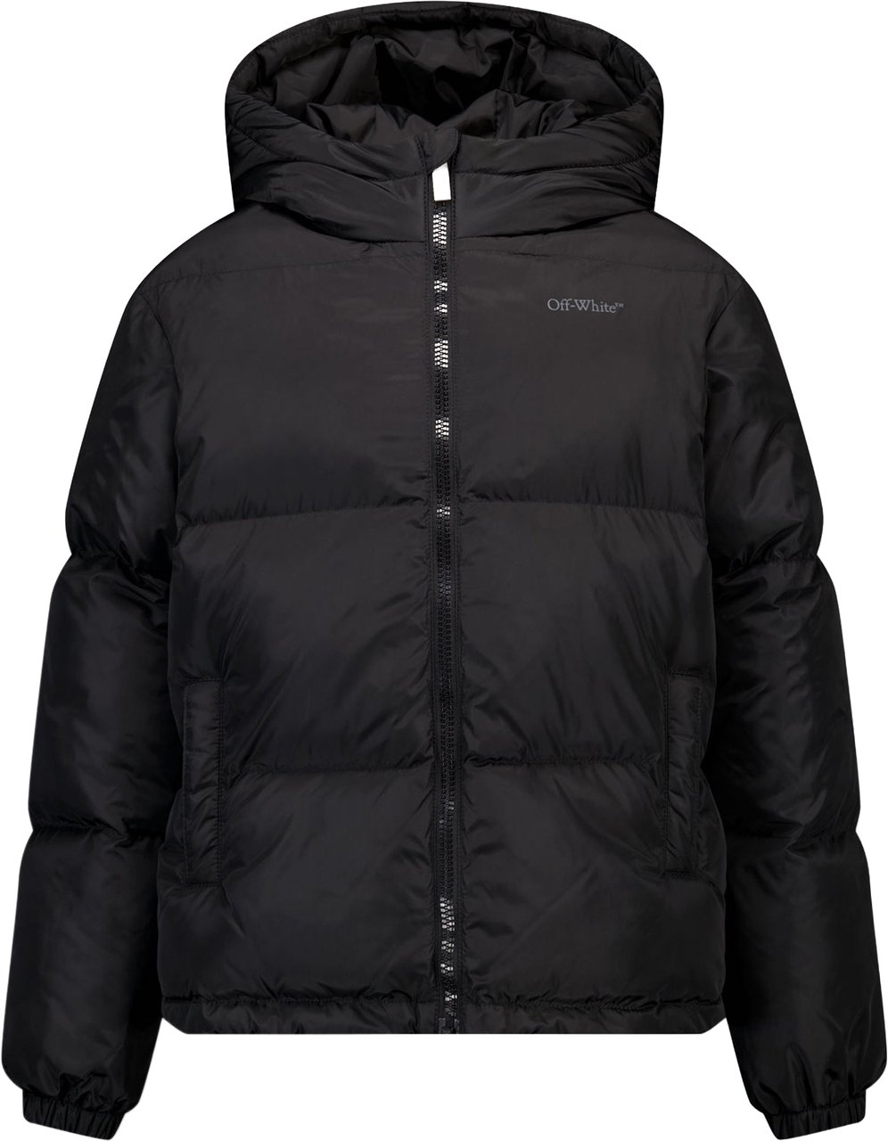 Off-White Kinder Jongens Winterjassen In Zwart Zwart