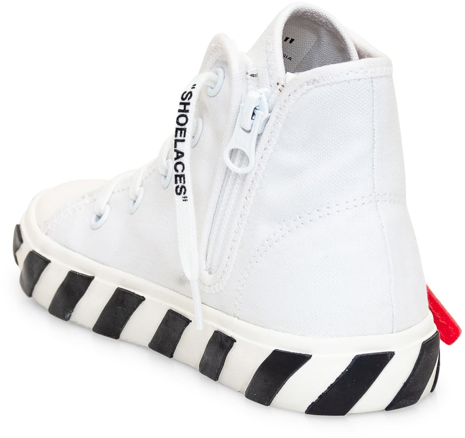 OFF-WHITE Sneaker Mid Top Vulcanized Wit