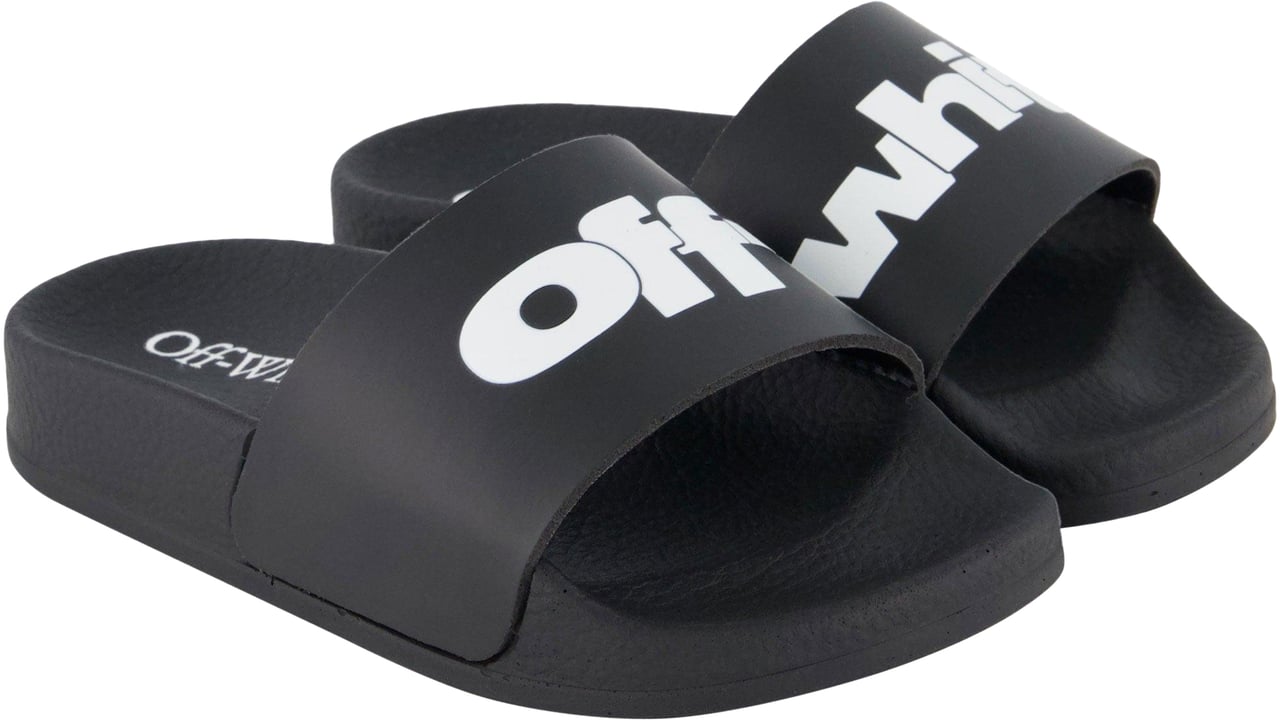 OFF-WHITE Off-White Jongens Slippers In Zwart Zwart