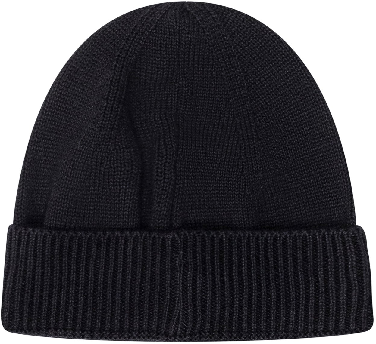 OFF-WHITE Off-White Cappello Beanie Nero con Logo Giallo Zwart