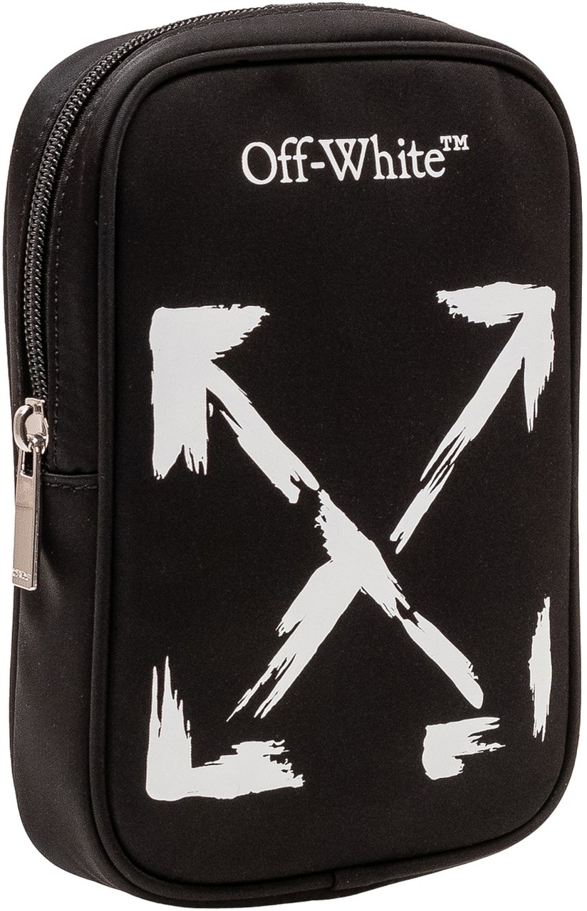 OFF-WHITE ARROW PAINT CROSSBODY Zwart