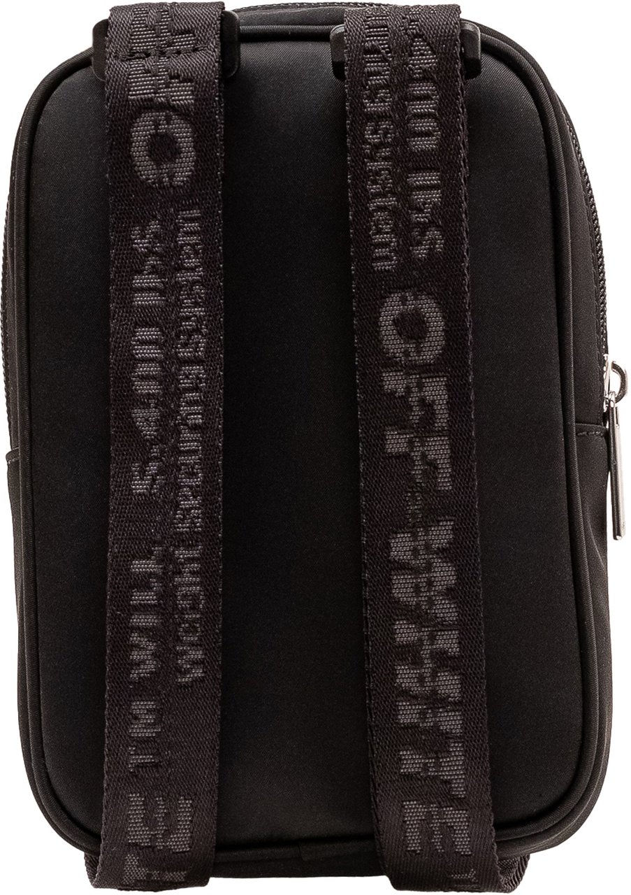 OFF-WHITE ARROW PAINT CROSSBODY Zwart