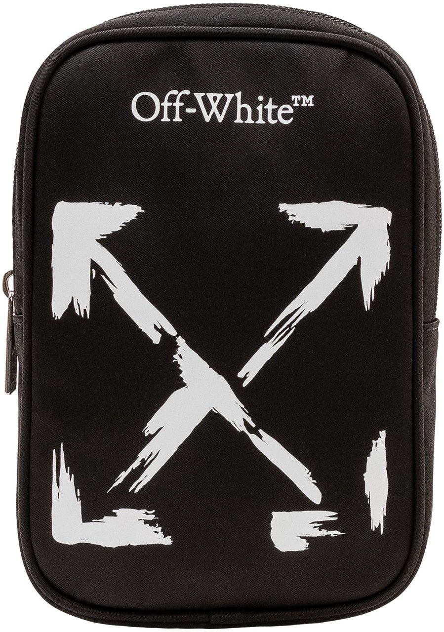 OFF-WHITE ARROW PAINT CROSSBODY Zwart
