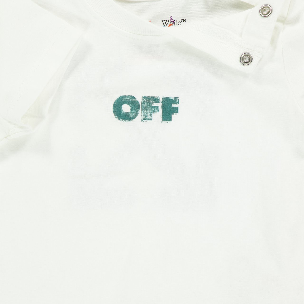 OFF-WHITE Off-White Baby Jongens T-Shirt In Wit Wit
