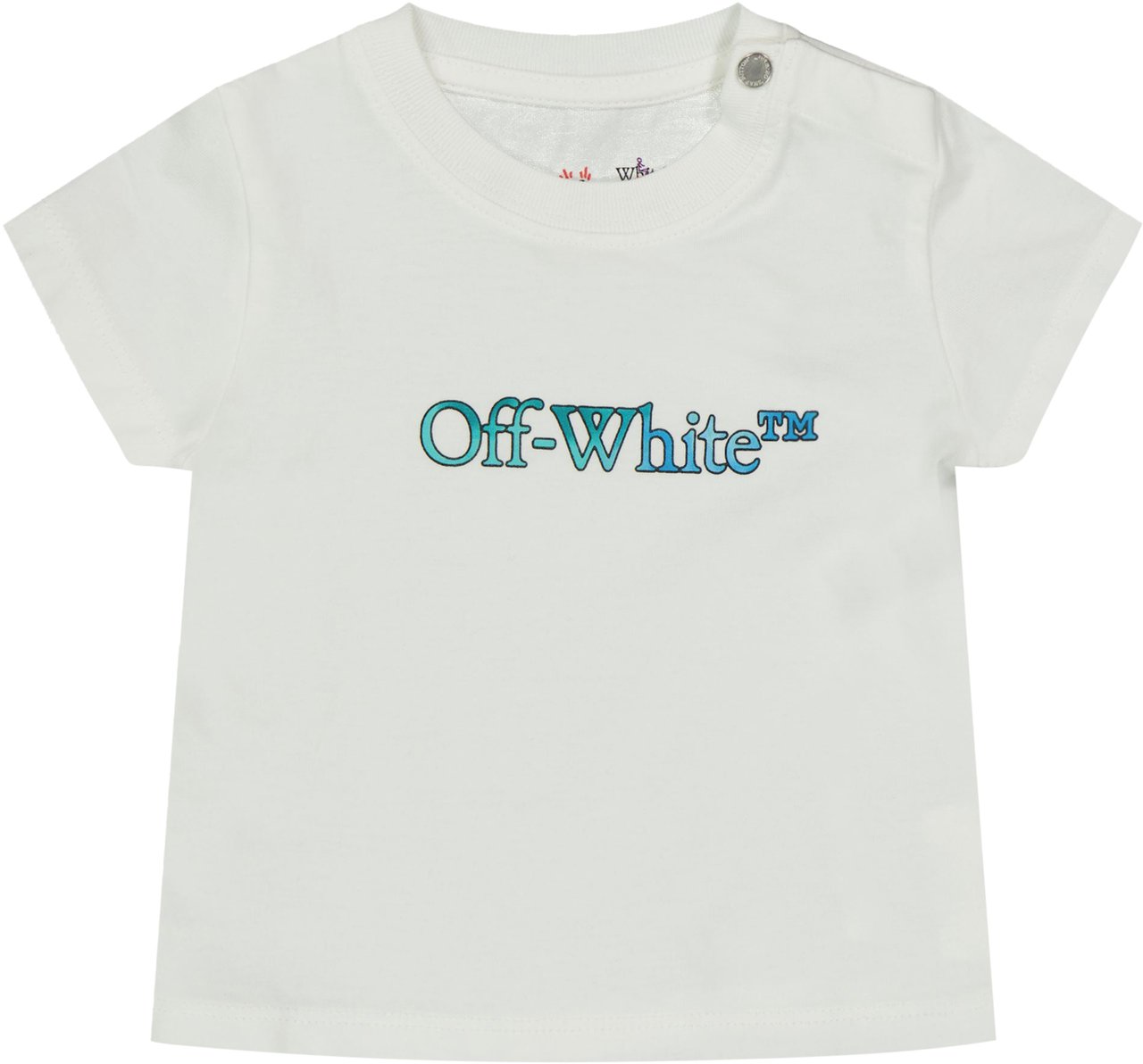 OFF-WHITE Off-White Baby Jongens T-Shirt In Wit Wit