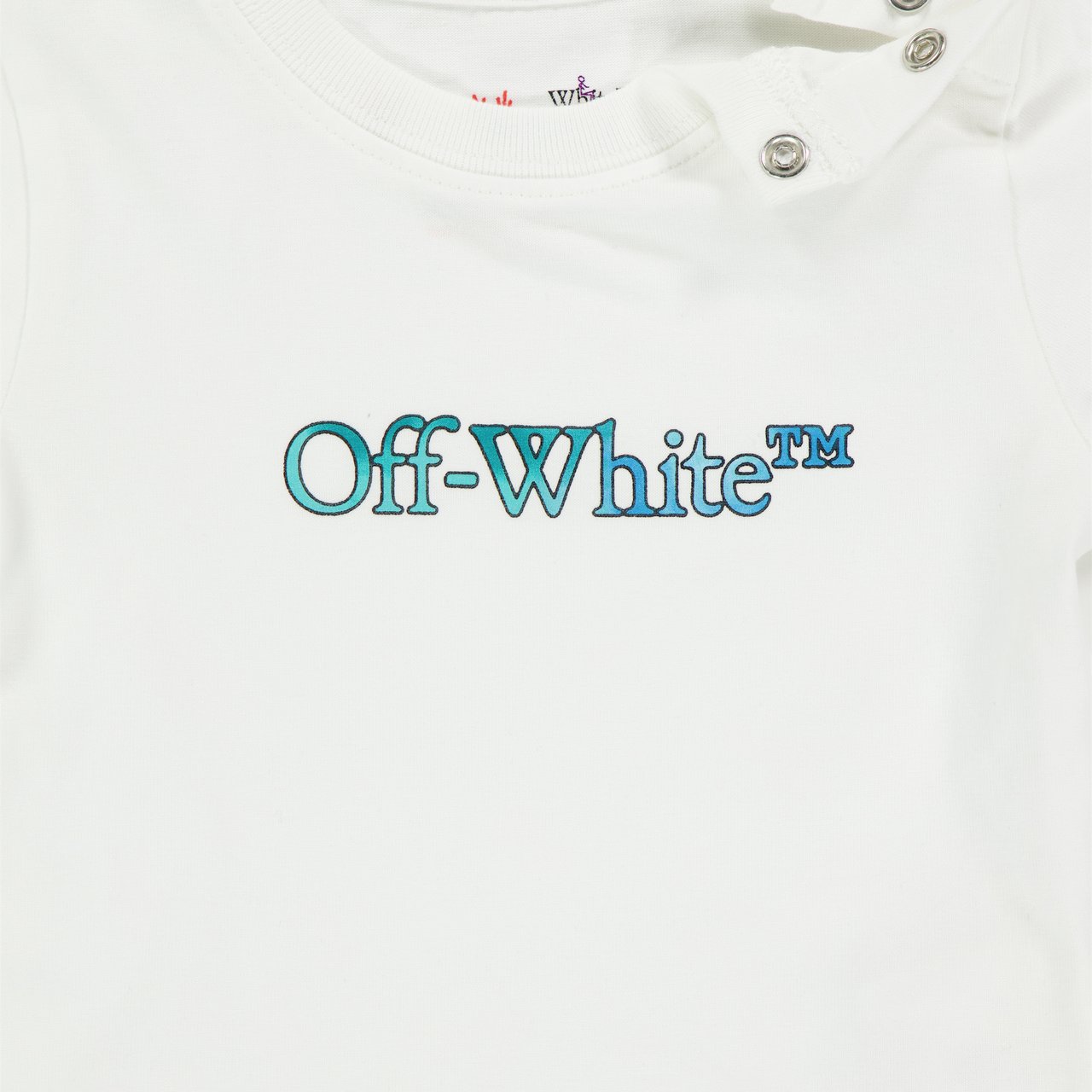OFF-WHITE Off-White Baby Jongens T-Shirt In Wit Wit