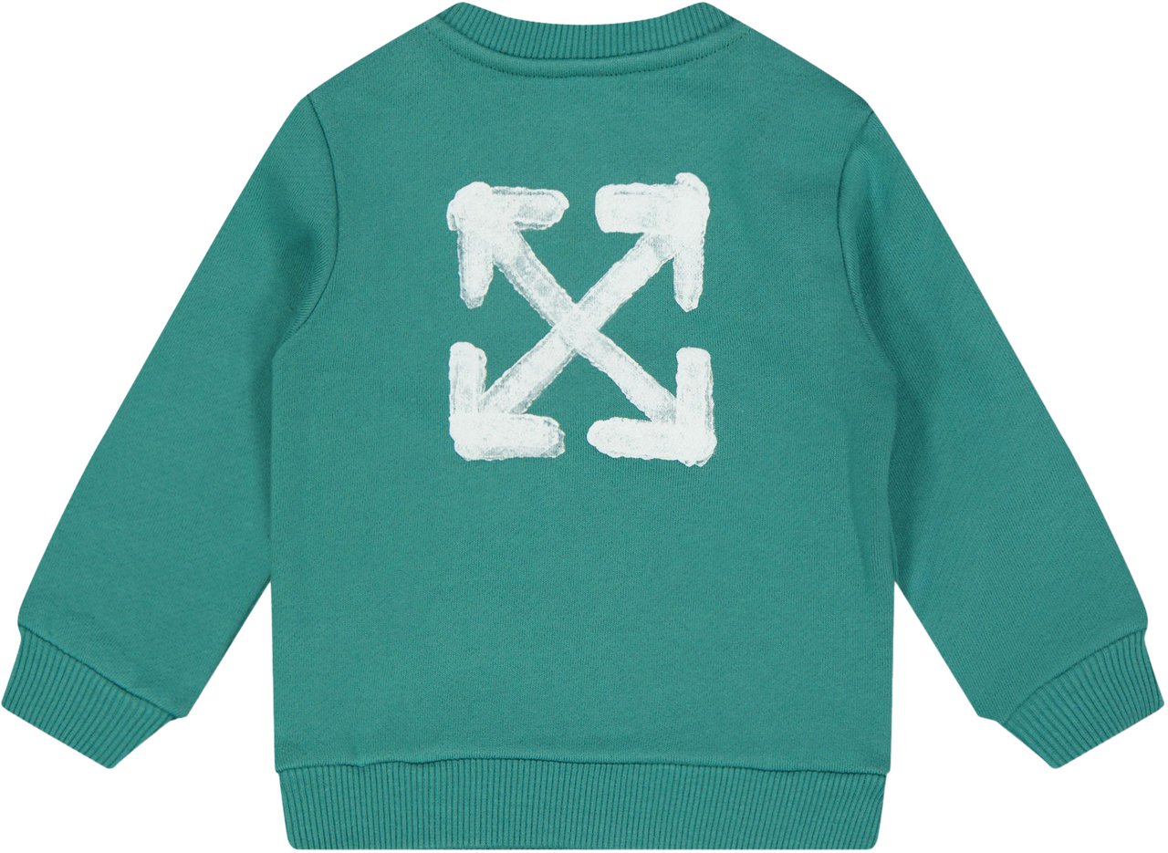 OFF-WHITE Off-White Baby Jongens Trui In Groen Groen
