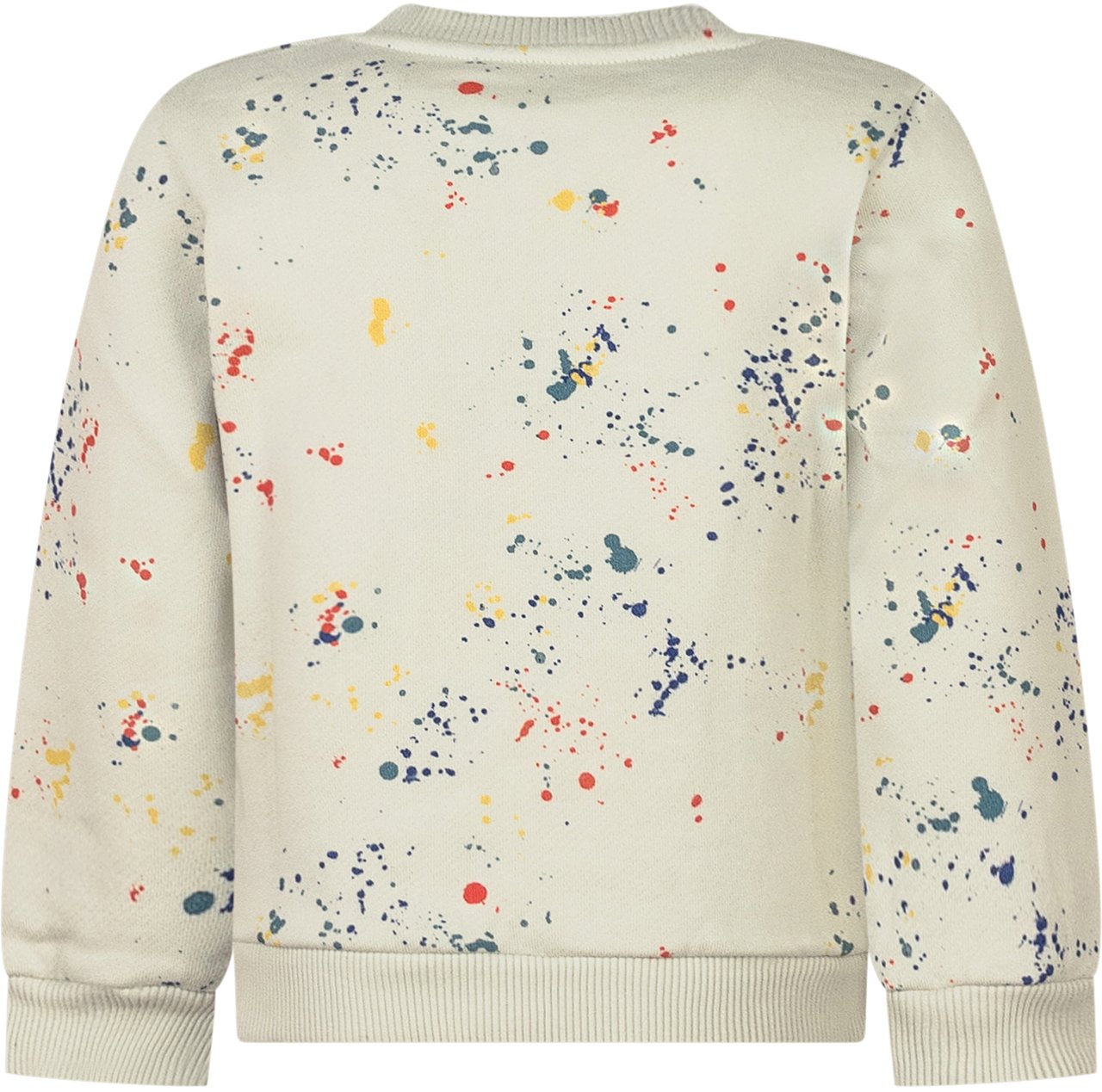 OFF-WHITE Off-White Felpa Bambino con Logo e Schizzi Multicolor Grijs