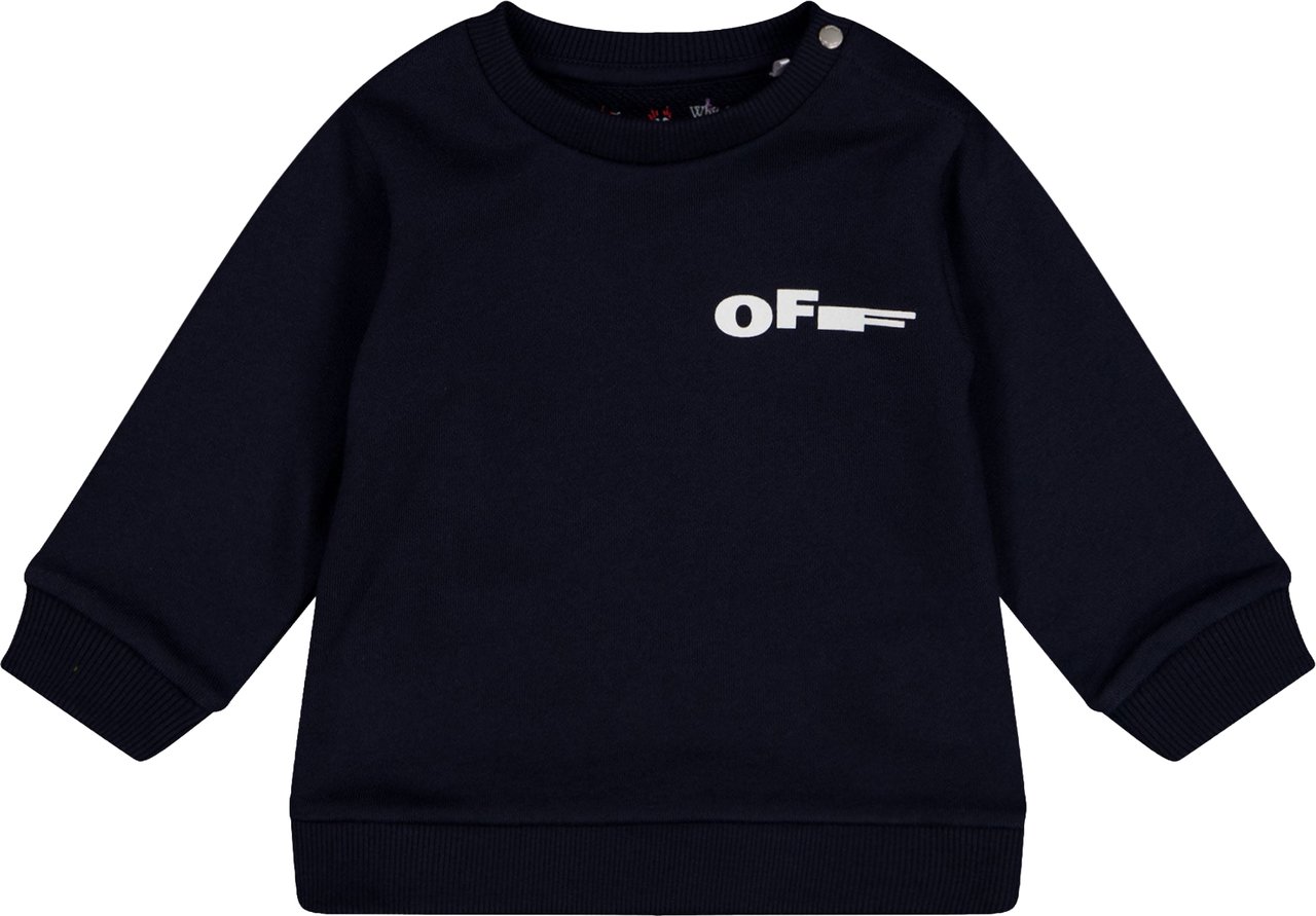 OFF-WHITE Off-White Baby Jongens Trui In Zwart Zwart
