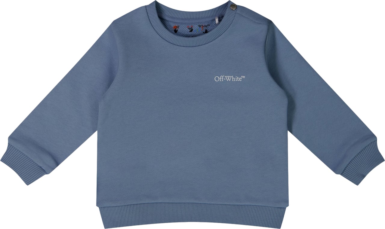 OFF-WHITE Off-White Baby Jongens Trui In Licht Blauw Blauw