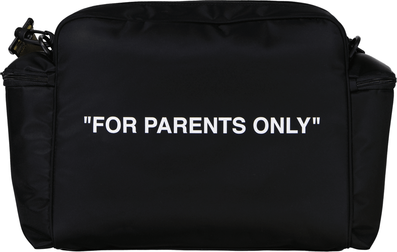 OFF-WHITE Off-White Baby Unisex Luiertas In Zwart Zwart