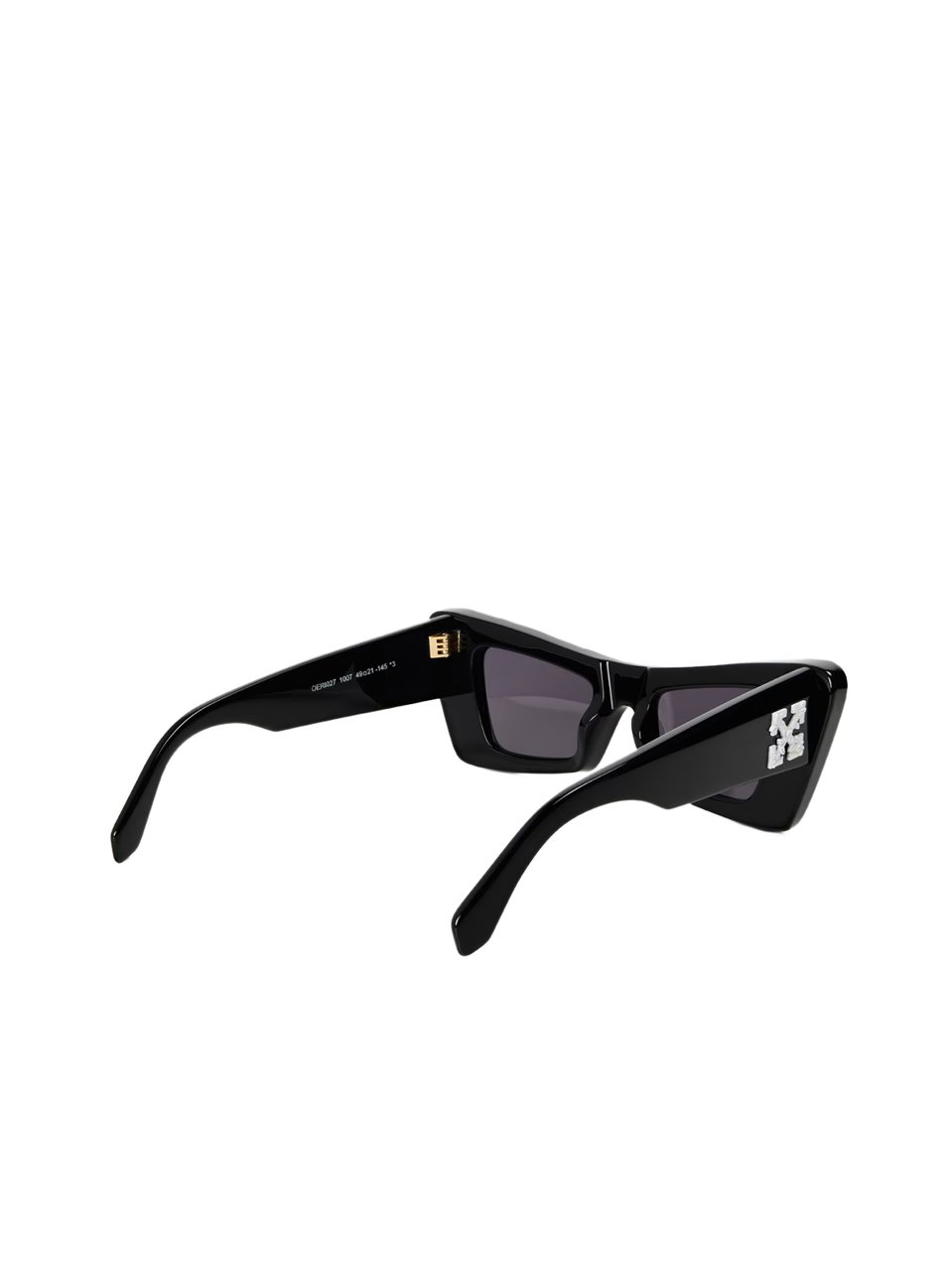 OFF-WHITE Arrow Logo Sunglasses Zwart