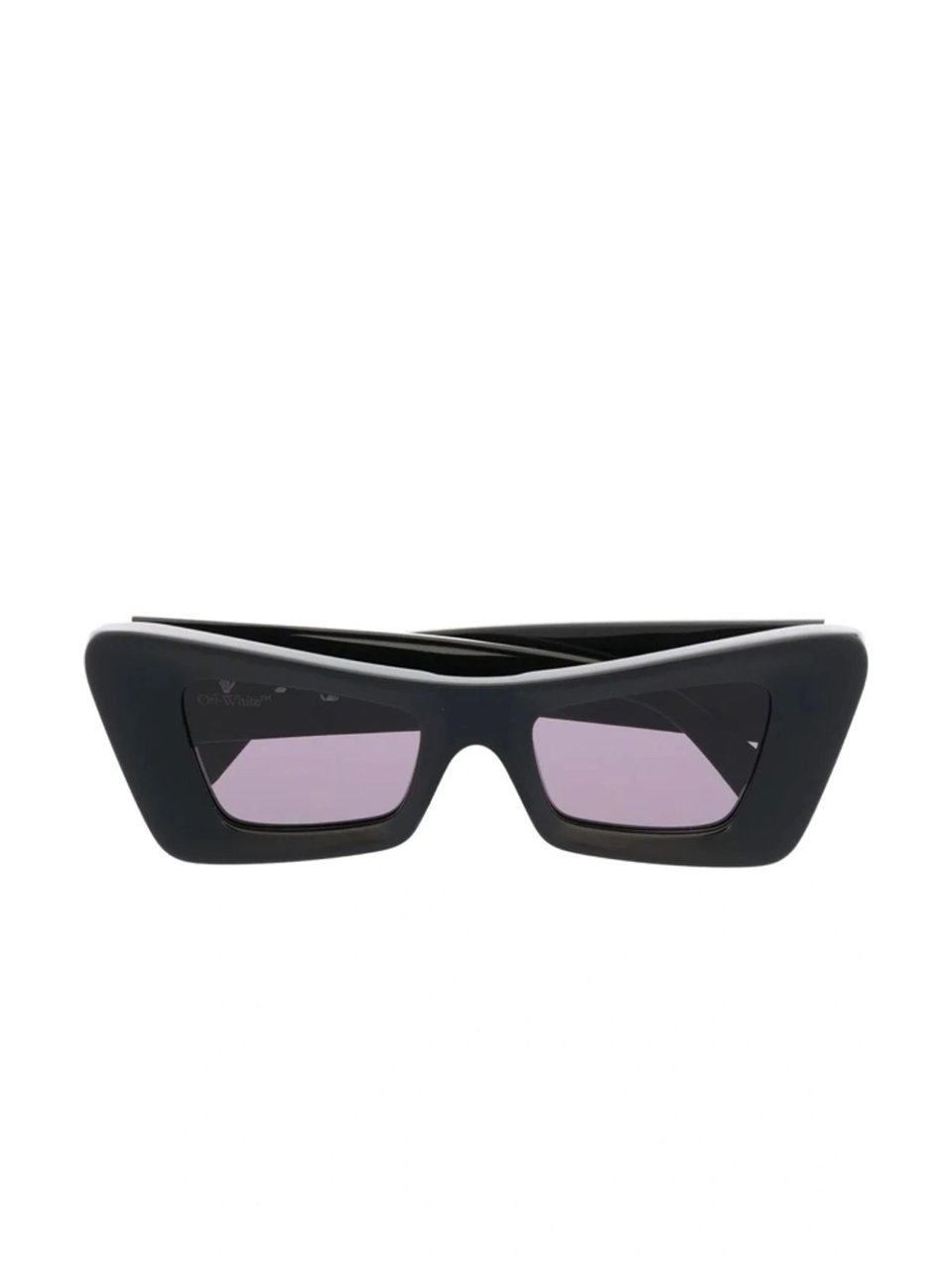 OFF-WHITE Arrow Logo Sunglasses Zwart