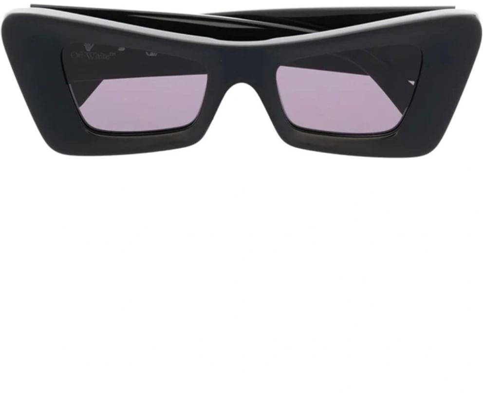 OFF-WHITE Arrow Logo Sunglasses Zwart