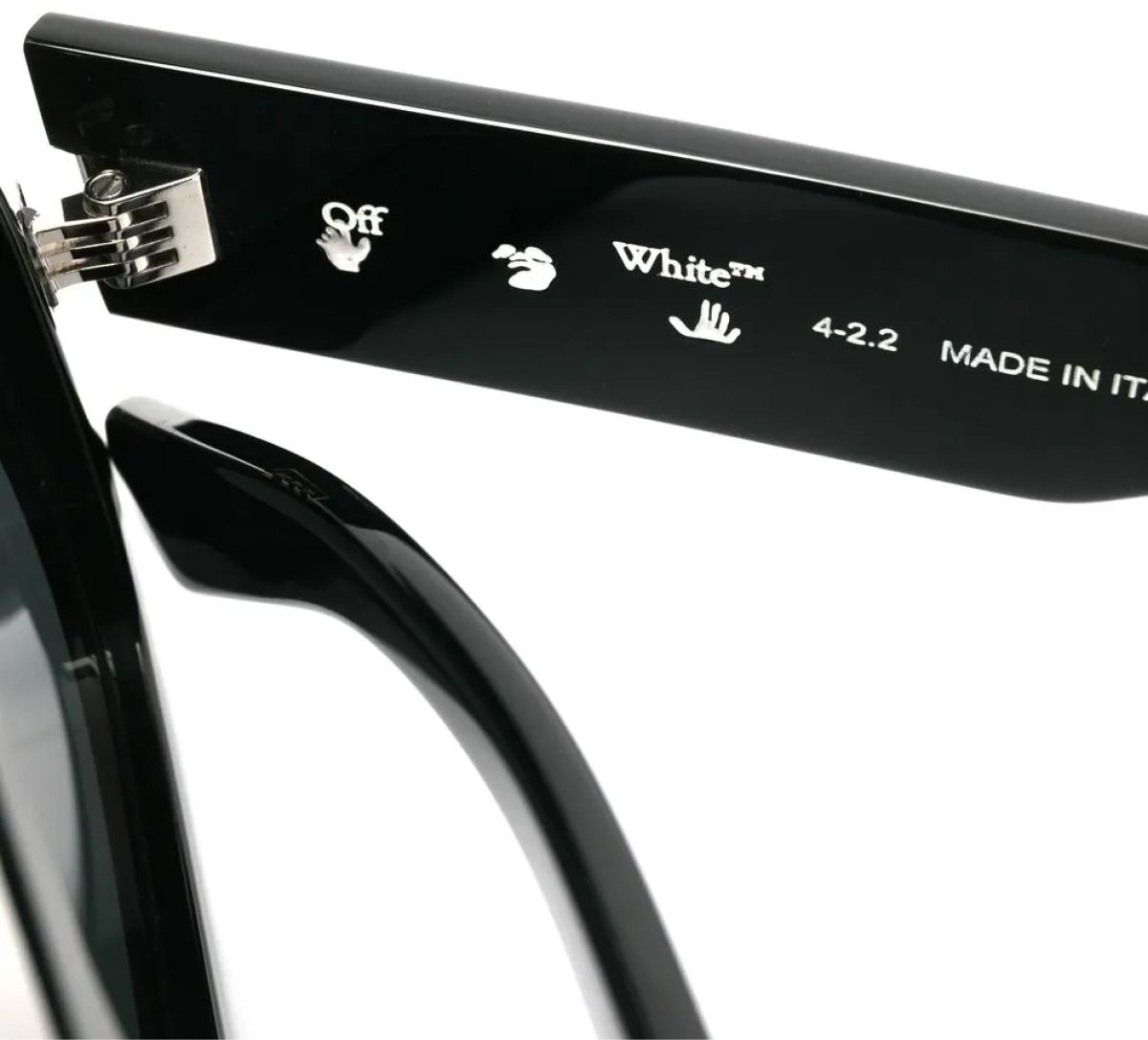 OFF-WHITE Pablo Logo Sunglasses Zwart