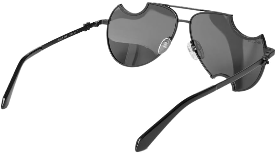 OFF-WHITE Dallas Meteor Logo Sunglasses Zwart