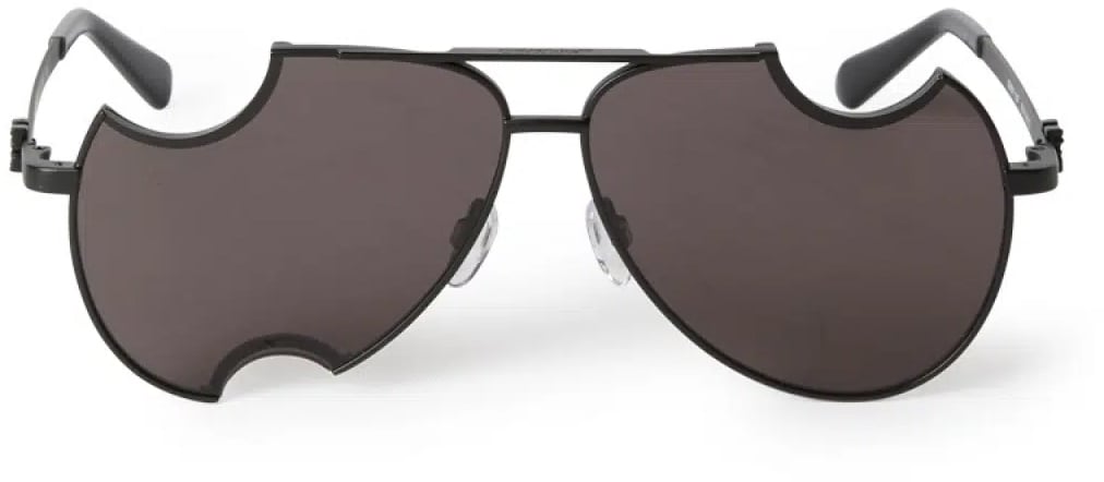 OFF-WHITE Dallas Meteor Logo Sunglasses Zwart
