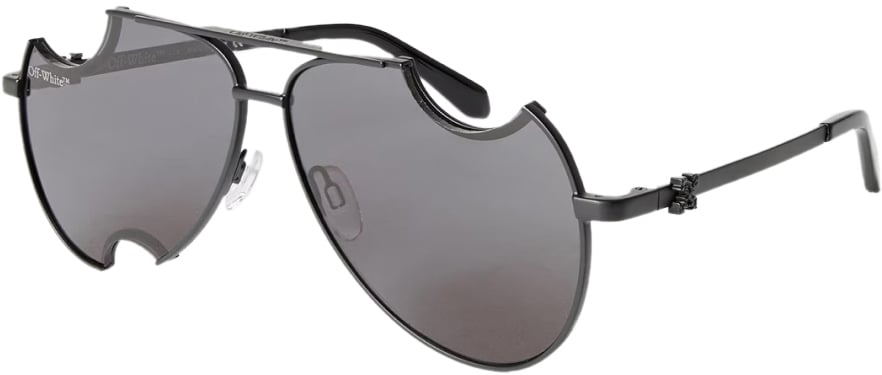 OFF-WHITE Dallas Meteor Logo Sunglasses Zwart