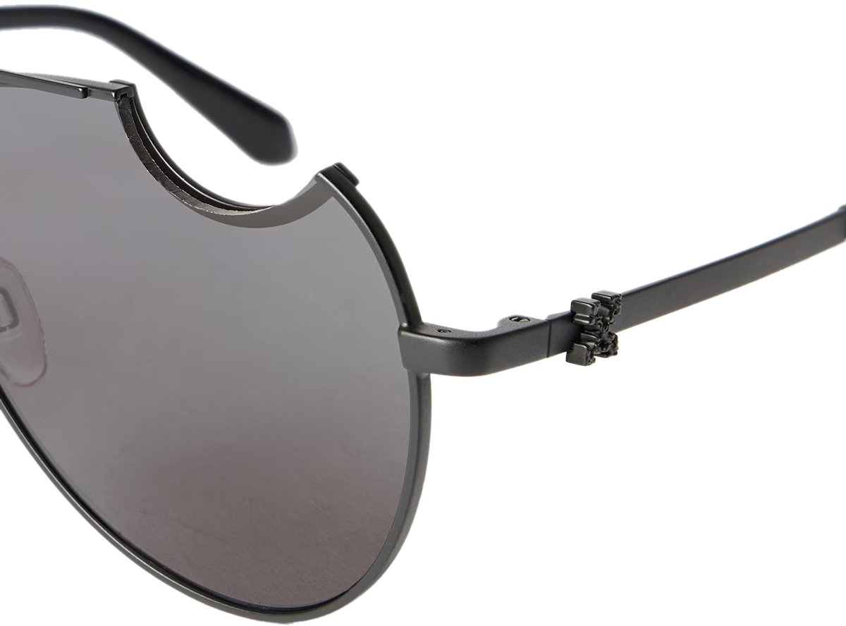 OFF-WHITE Dallas Meteor Logo Sunglasses Zwart