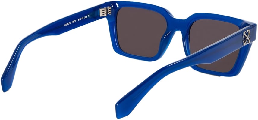 OFF-WHITE Branson Arrow Logo Sunglasses Blauw