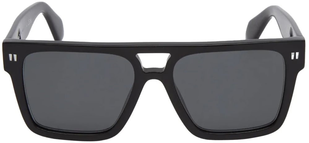 OFF-WHITE Springfield Logo Sunglasses Zwart