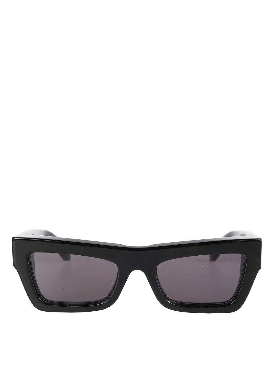 OFF-WHITE Black Charleston Acrylic Angular Sunglasses Zwart