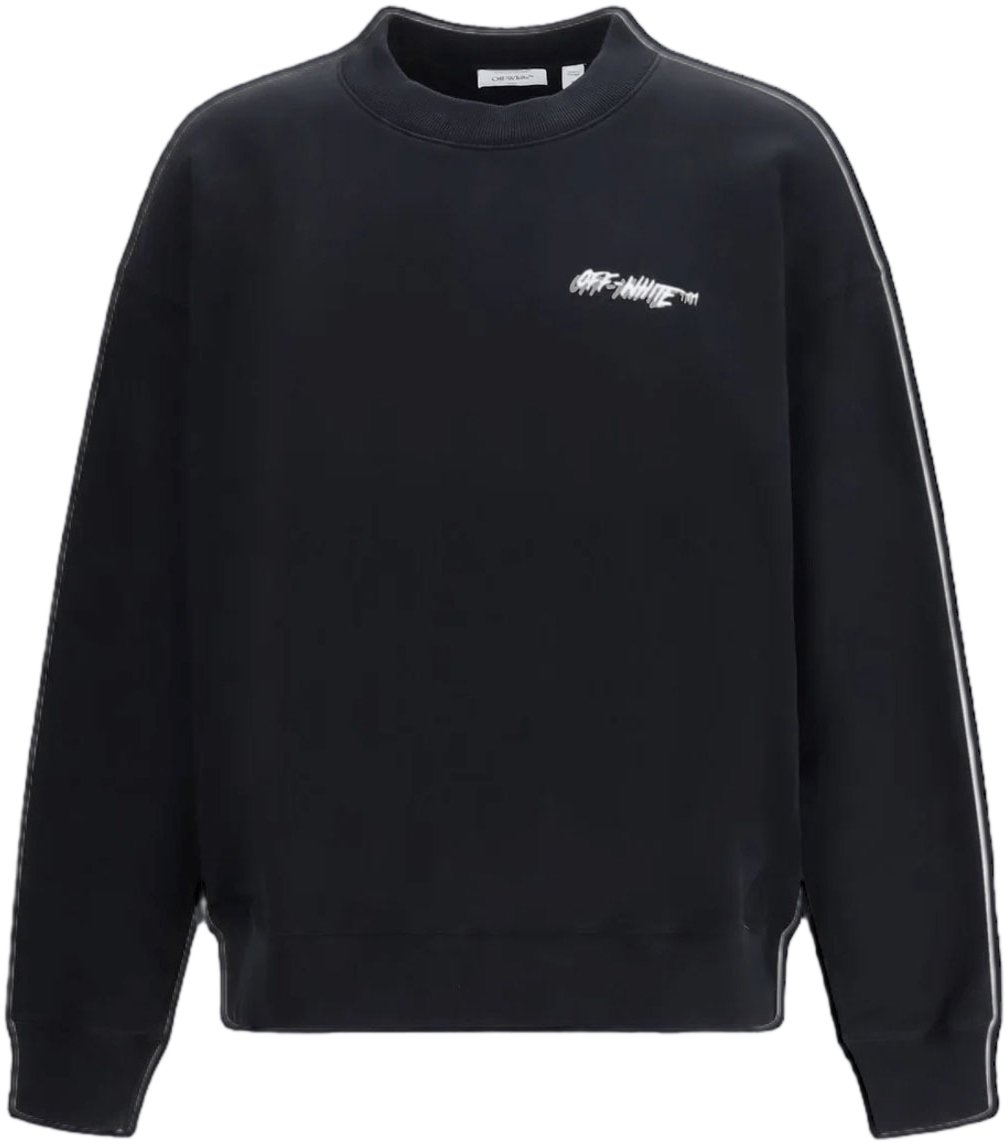 OFF-WHITE OFF LOGO SKATE SWEATER Zwart