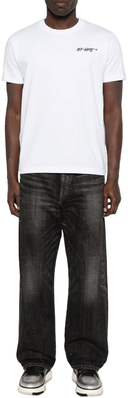 OFF-WHITE OFF LOGO SLIM T-SHIRT Wit