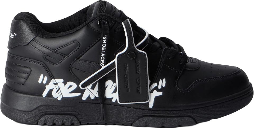 OFF-WHITE OUT OF OFFICE "FOR WALKING" SNEAKERS Zwart