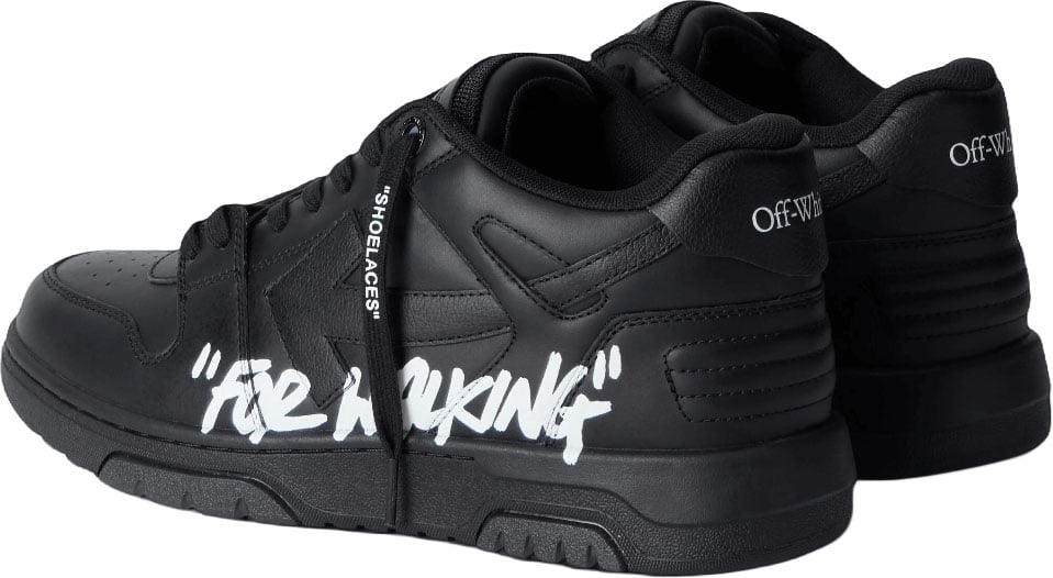 OFF-WHITE OUT OF OFFICE "FOR WALKING" SNEAKERS Zwart