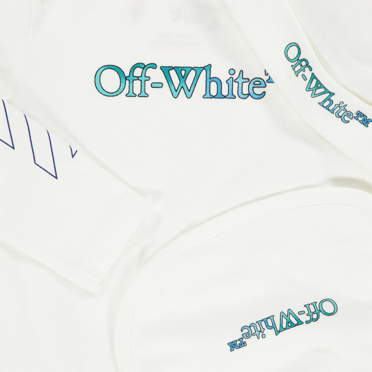 OFF-WHITE Off-White Baby Meisjes Boxpakje In Wit Wit