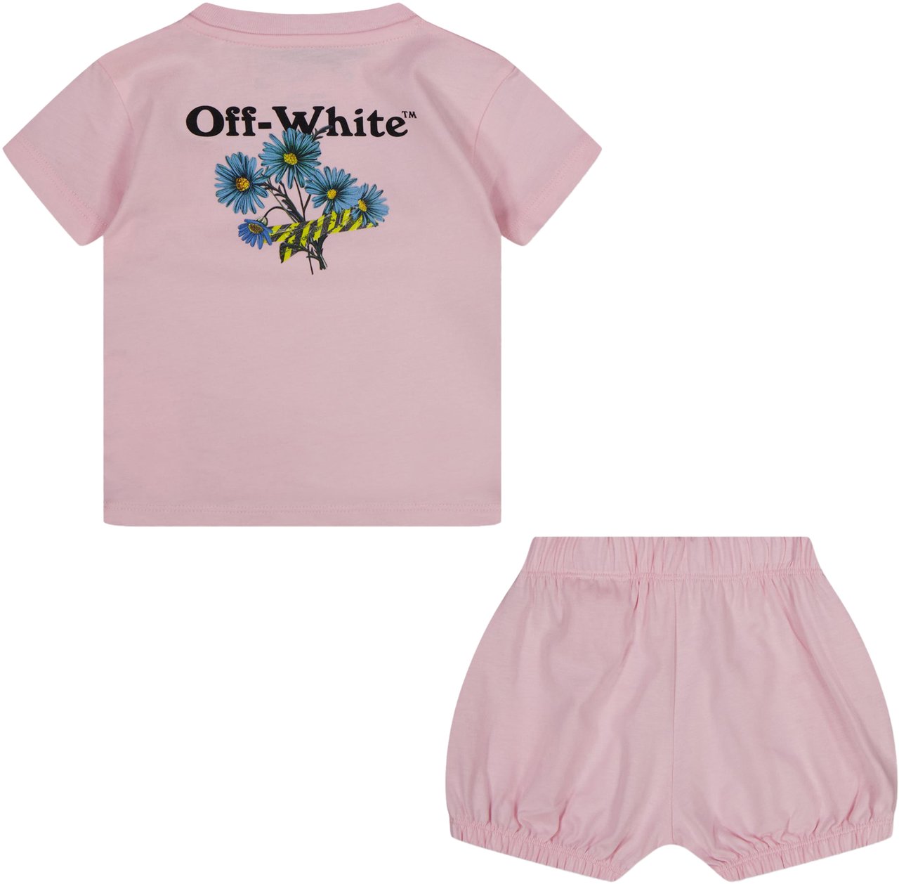 Off-White Baby Meisjes Setje In Licht Roze Roze
