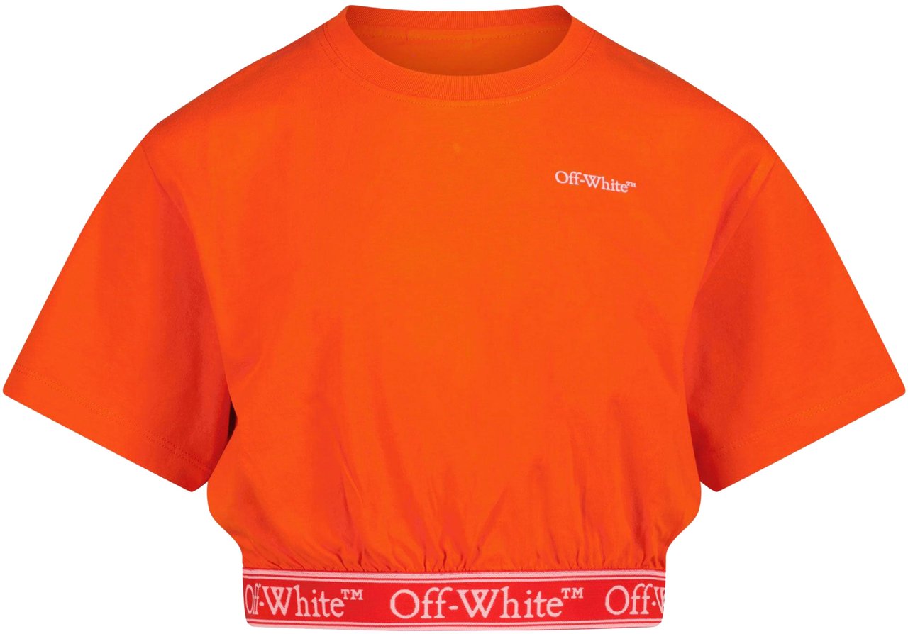 OFF-WHITE Off-White Kinder Meisjes T-Shirt In Rood Rood