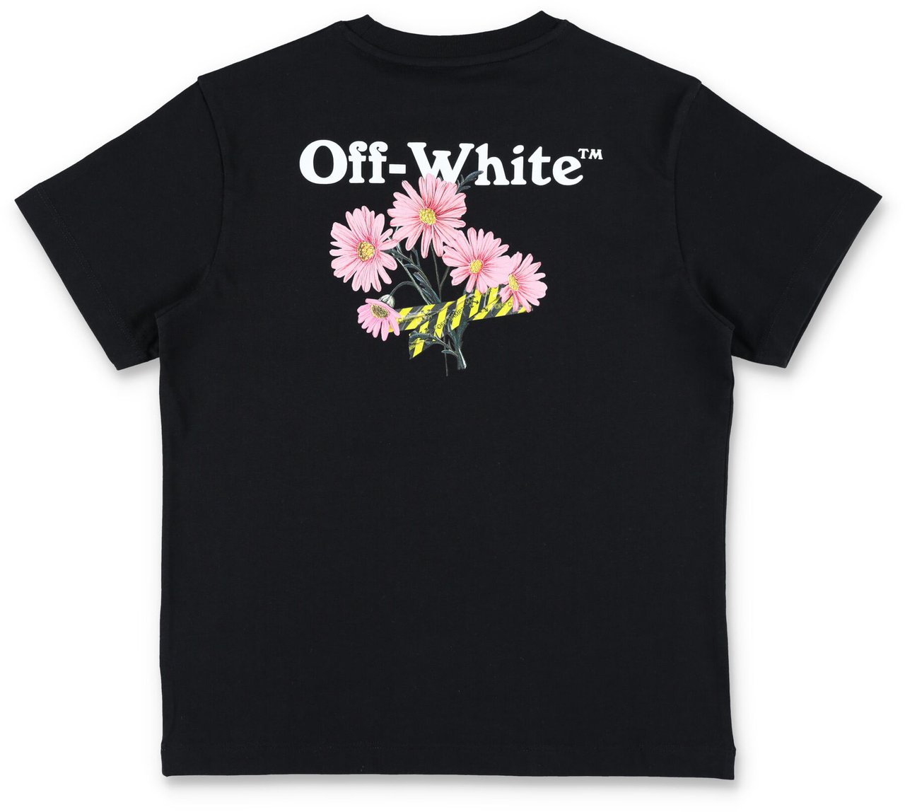 OFF-WHITE Daisy Tape Tee Nero Zwart