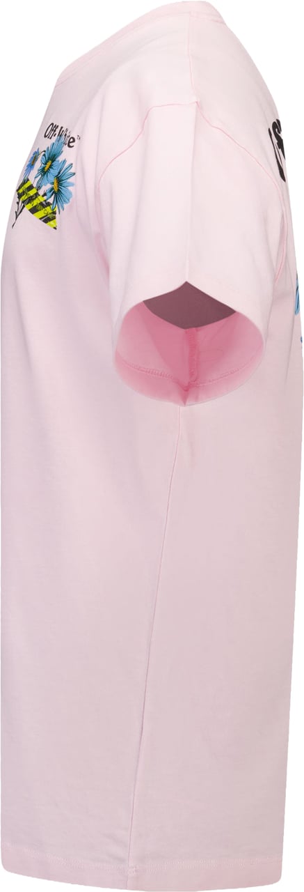 OFF-WHITE Off-White Kinder Meisjes T-Shirt In Licht Roze Roze