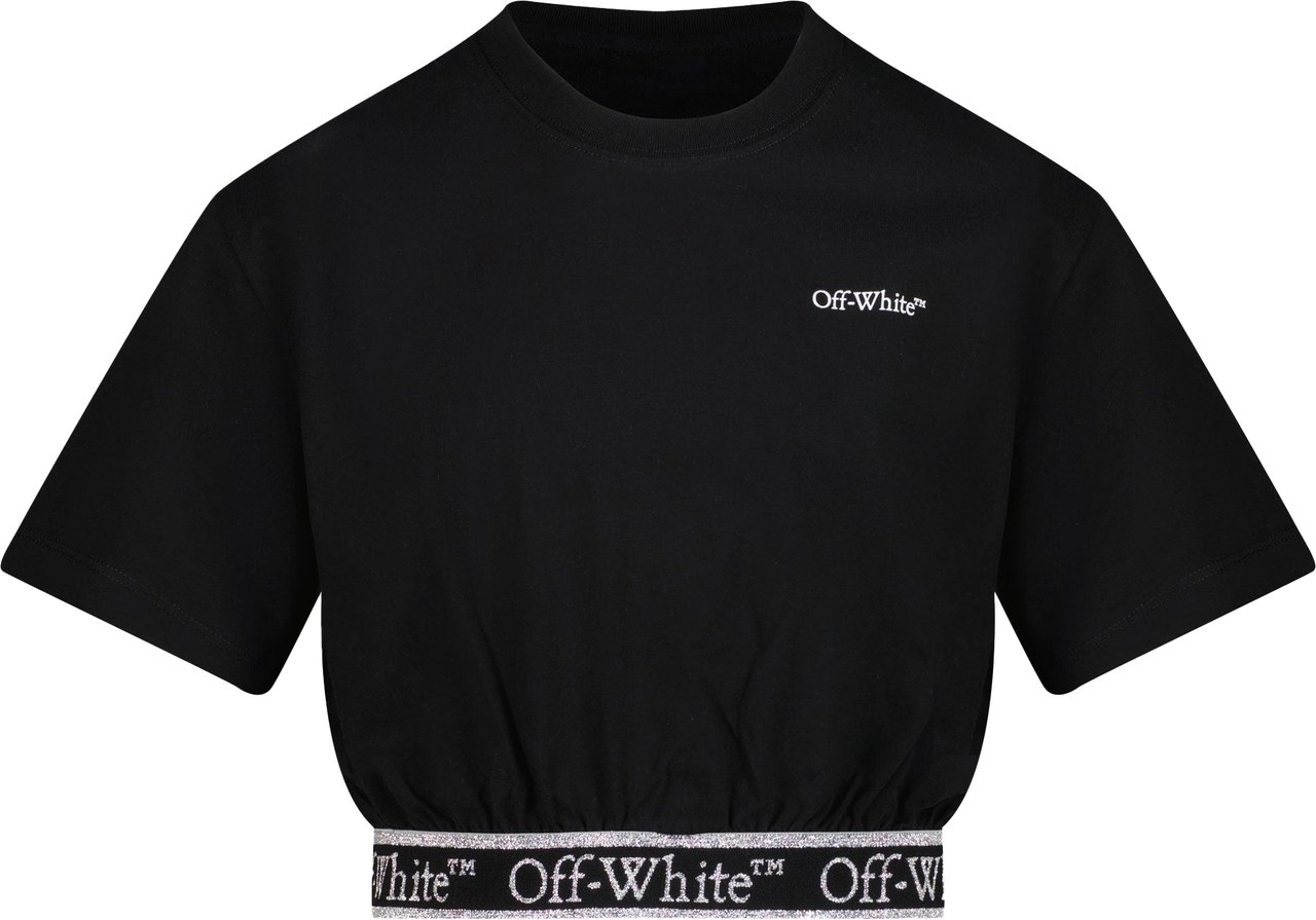 OFF-WHITE Off-White Meisjes T-Shirt Zwart Zwart