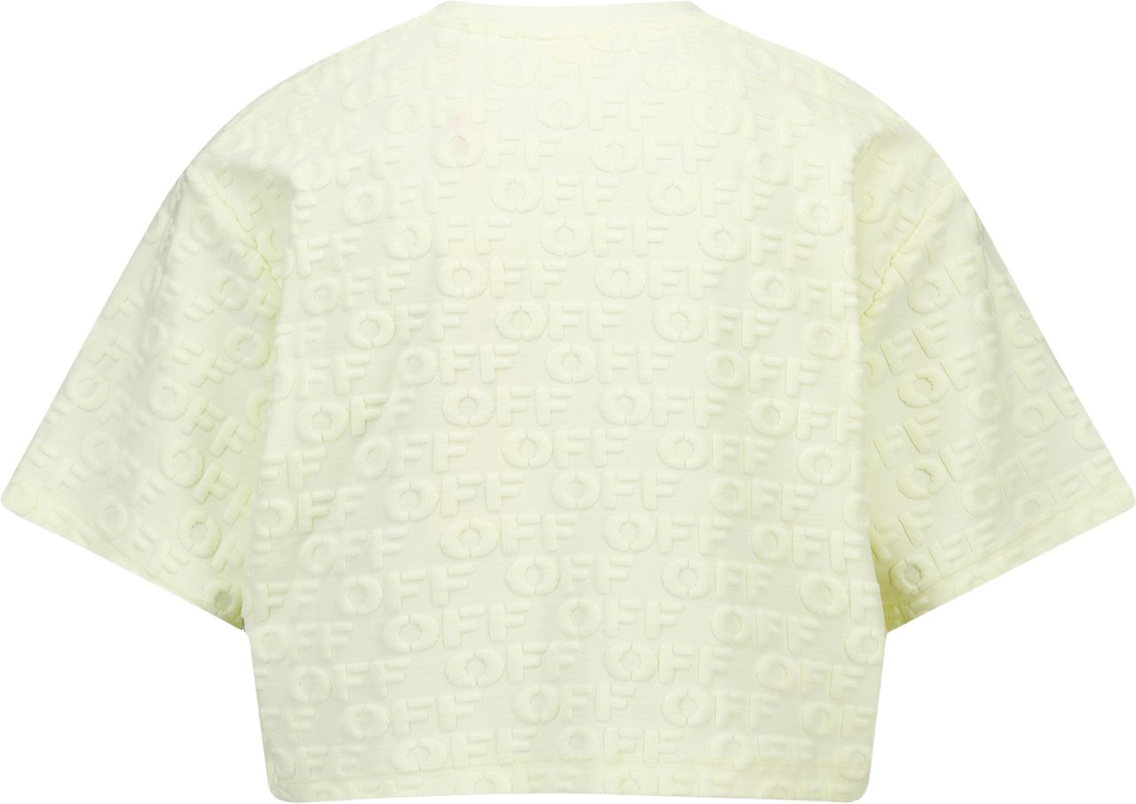 OFF-WHITE Off-White Kinder Meisjes T-Shirt In Geel Geel