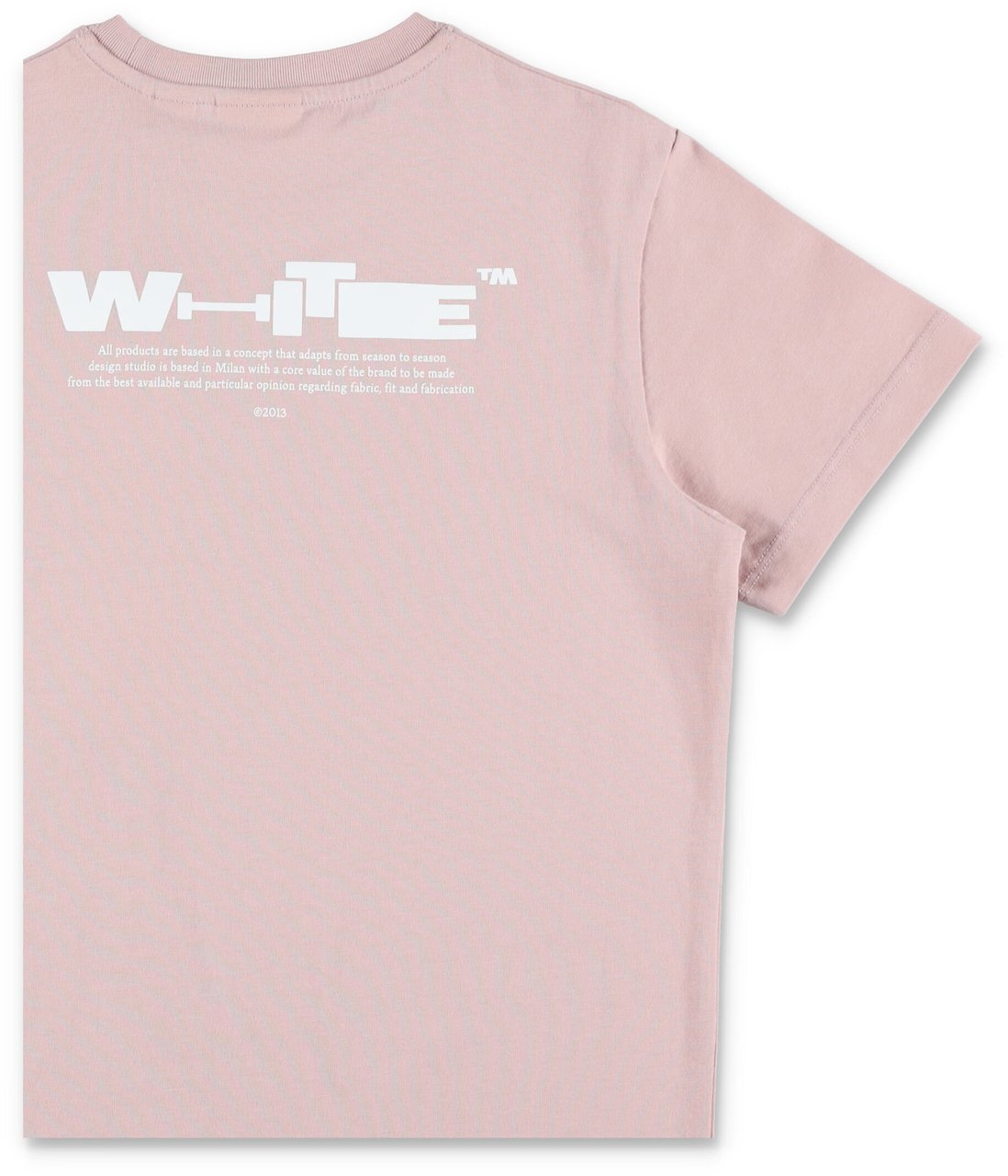 OFF-WHITE Type Tee Dress Pale Pink Roze
