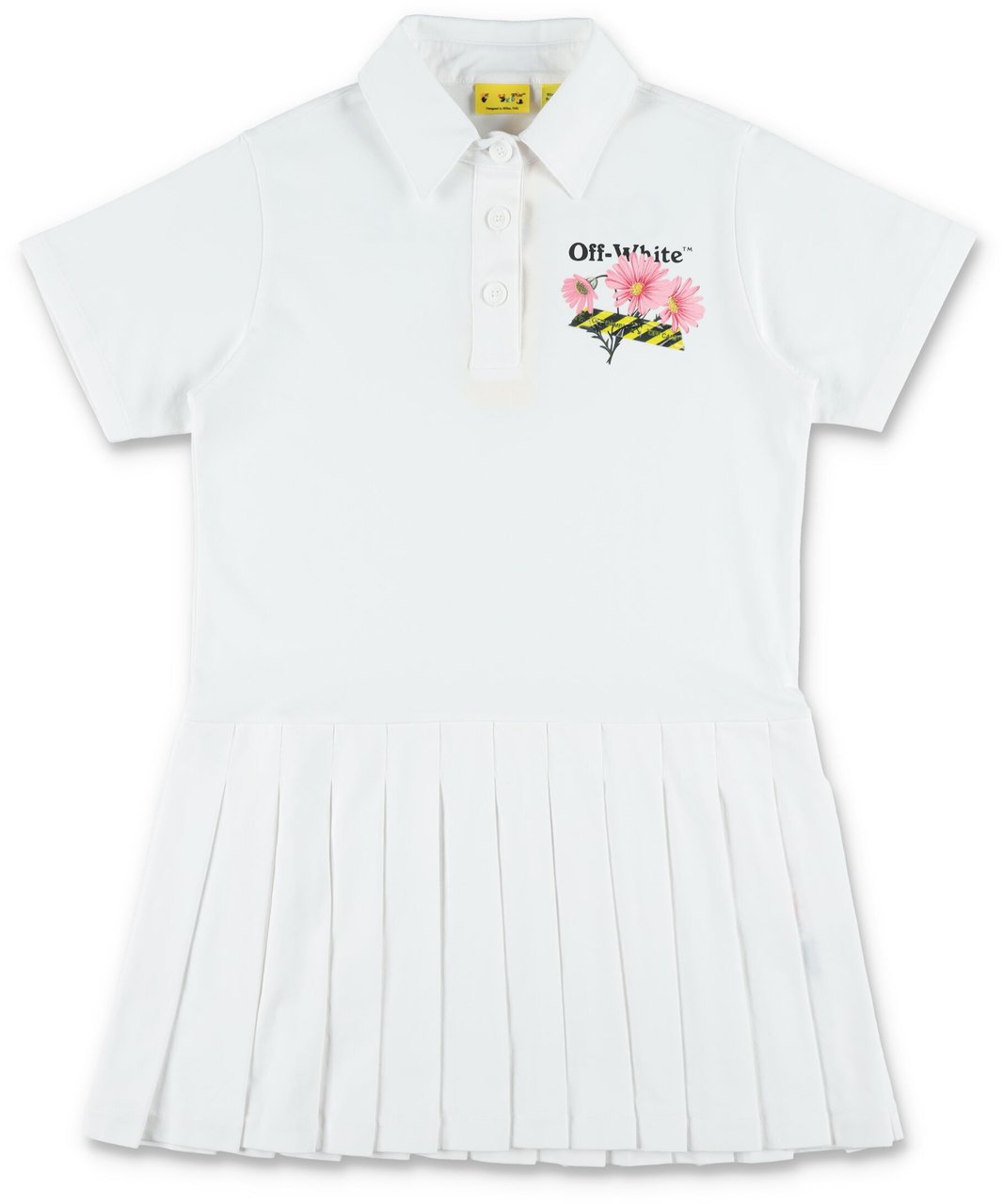 OFF-WHITE Daisy Tape Dress Bianco Wit
