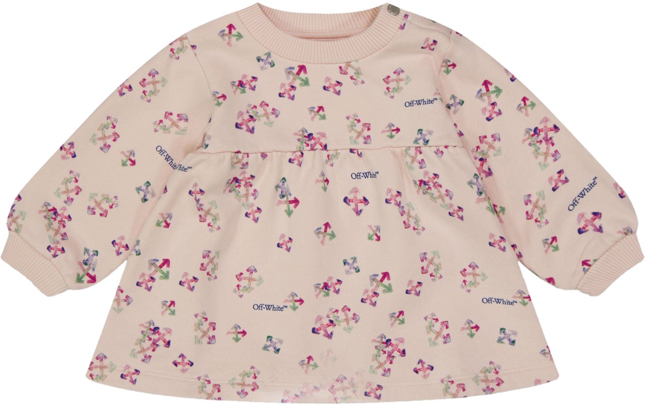 OFF-WHITE Off-White Baby Meisjes Jurk In Licht Roze Roze