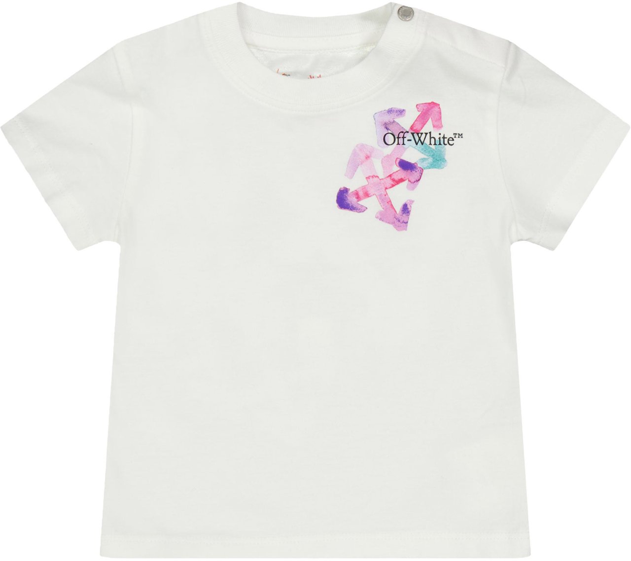 OFF-WHITE Off-White Baby Meisjes T-Shirt In Wit Wit
