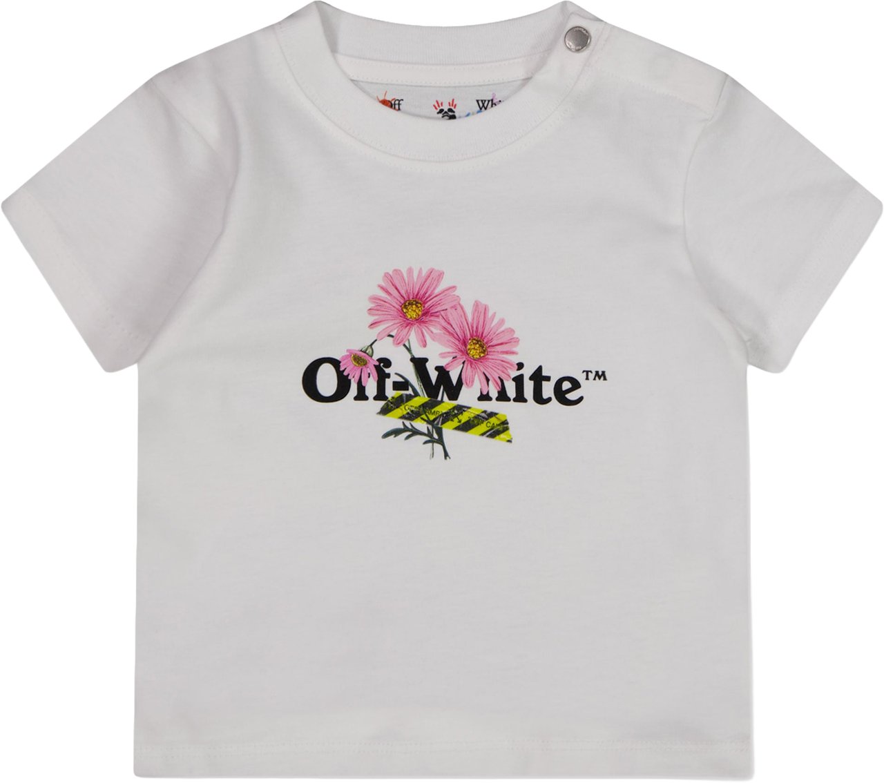 OFF-WHITE Off-White Baby Meisjes T-Shirt In Wit Wit