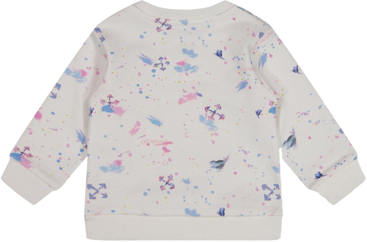 OFF-WHITE Off-White Baby Meisjes Trui In Wit Wit