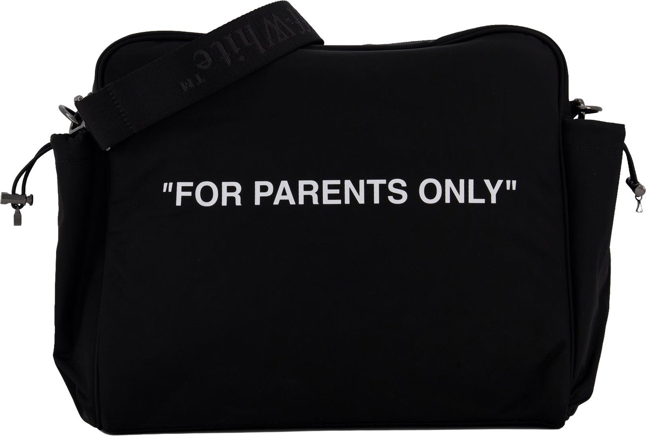 OFF-WHITE Off-White Baby Unisex Luiertas In Zwart Zwart