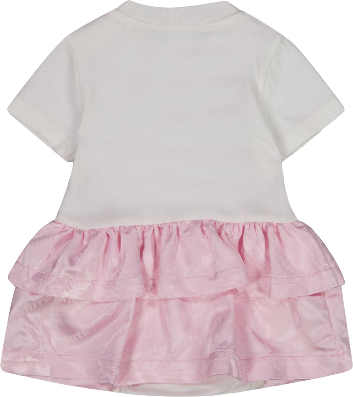 Off-White Baby Meisjes Jurk In Licht Roze Roze