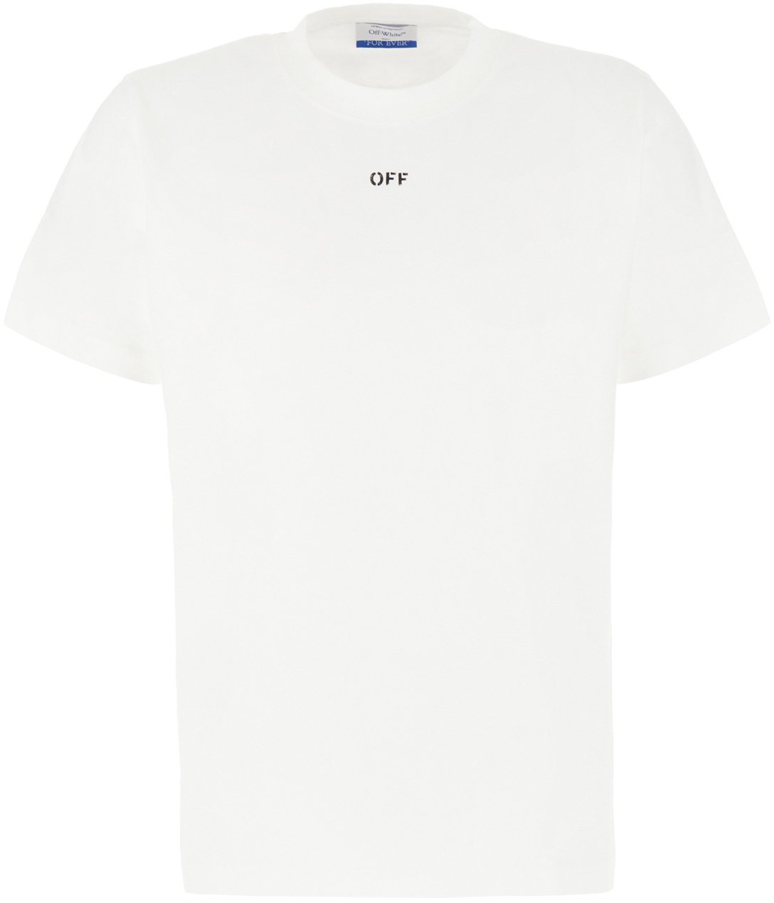 OFF-WHITE Off White White stretch cotton t-shirt Wit