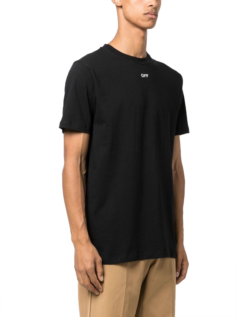 OFF-WHITE T-Shirts And Polos Black Zwart