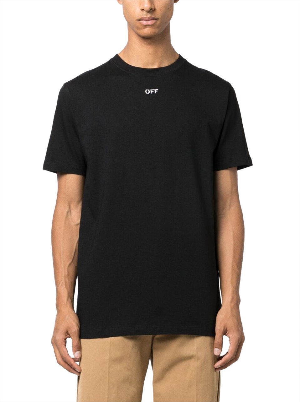 OFF-WHITE T-Shirts And Polos Black Zwart